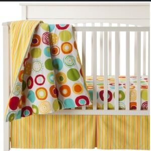 Colorful Polka Dot Crib Comforter Only
